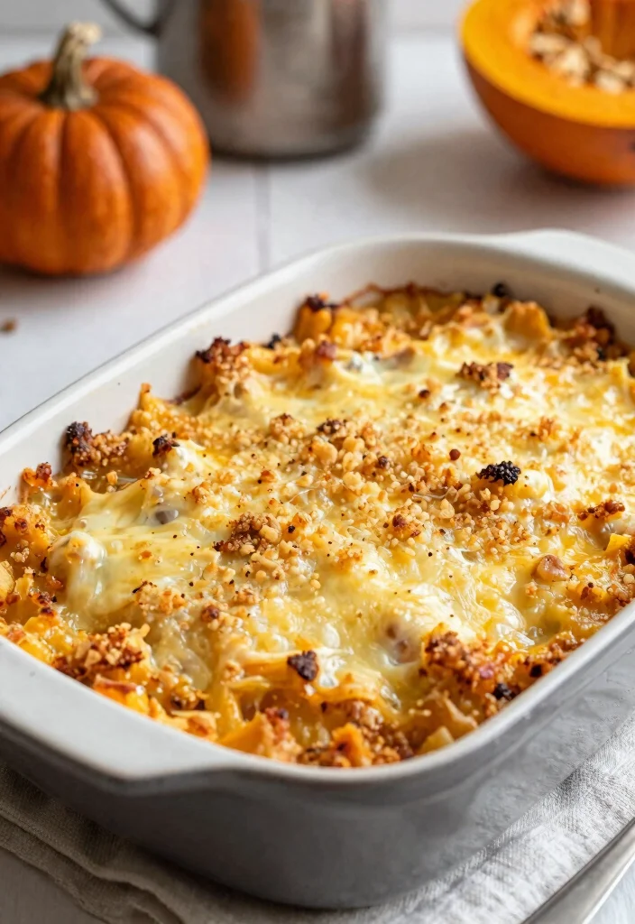 16 Baked Acorn Squash Recipes: Sweet & Savory Comfort - 10. Cheesy Acorn Squash Casserole 1