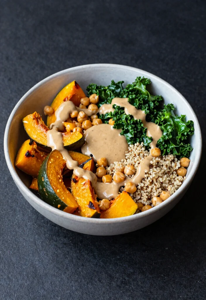 16 Baked Acorn Squash Recipes: Sweet & Savory Comfort - 15. Acorn Squash and Chickpea Buddha Bowl 1