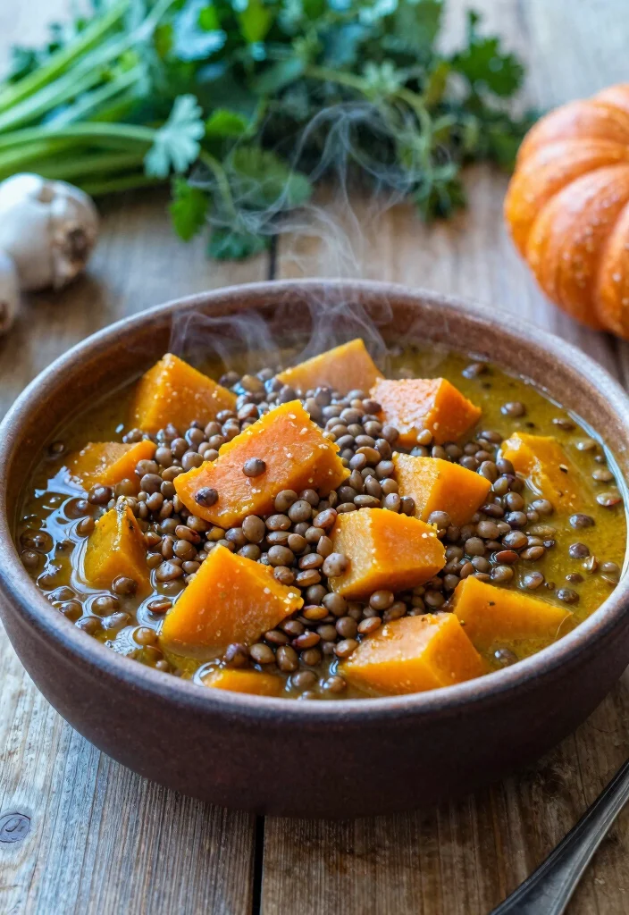 16 Baked Acorn Squash Recipes: Sweet & Savory Comfort - 4. Acorn Squash and Lentil Stew 1