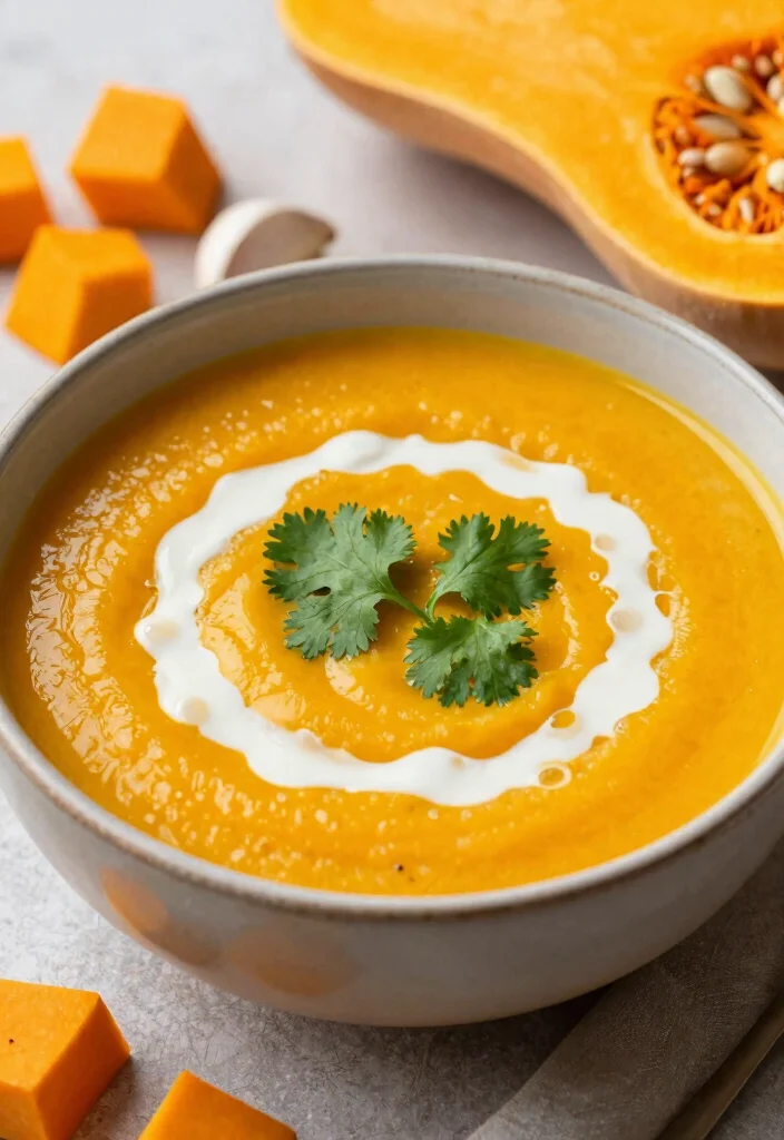 16 Butternut Squash Soup Warm Comfort Classics - 1. Creamy Butternut Squash Soup 1