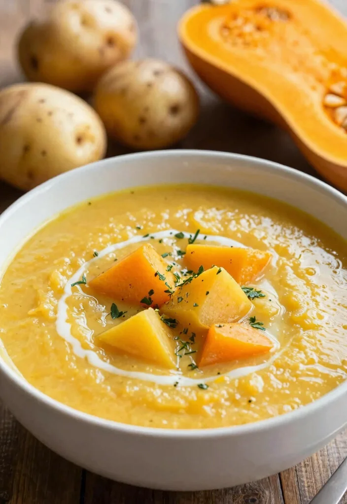 16 Butternut Squash Soup Warm Comfort Classics - 11. Butternut Squash and Potato Soup 1