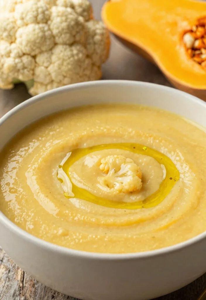 16 Butternut Squash Soup Warm Comfort Classics - 14. Butternut Squash and Cauliflower Soup 1
