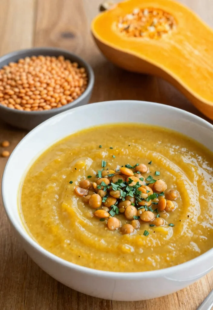 16 Butternut Squash Soup Warm Comfort Classics - 5. Butternut Squash and Lentil Soup 1