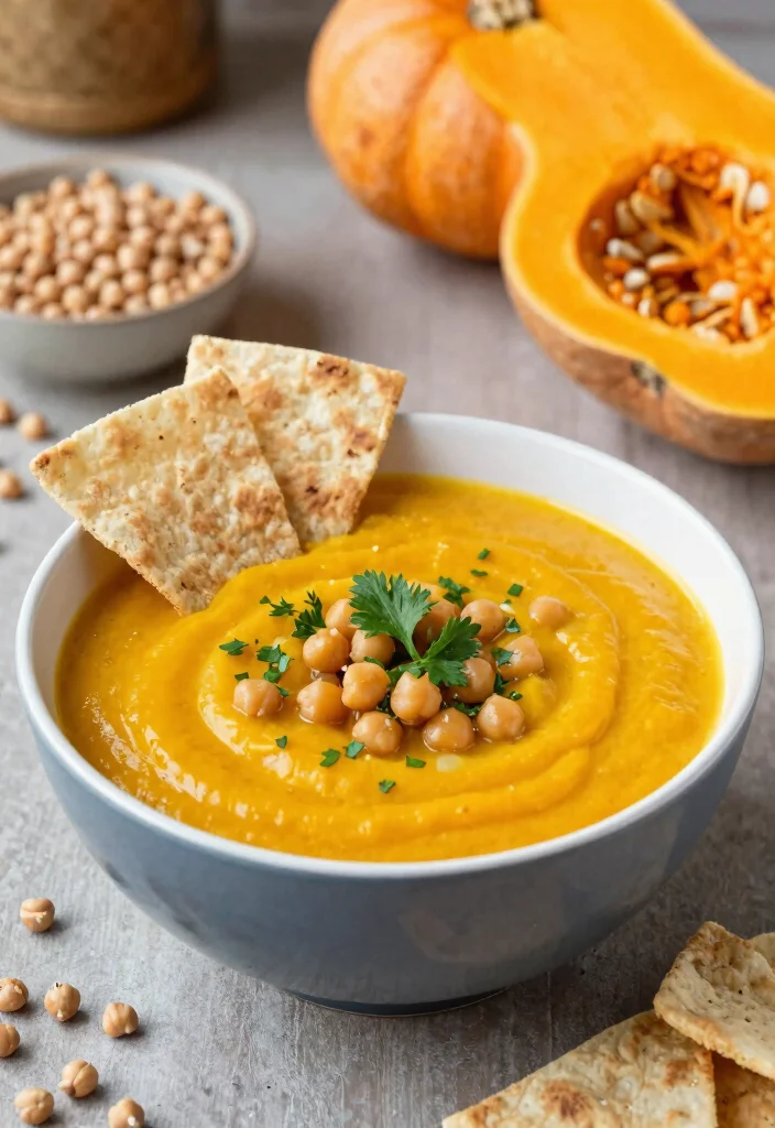 16 Butternut Squash Soup Warm Comfort Classics - 6. Butternut Squash and Chickpea Soup 1