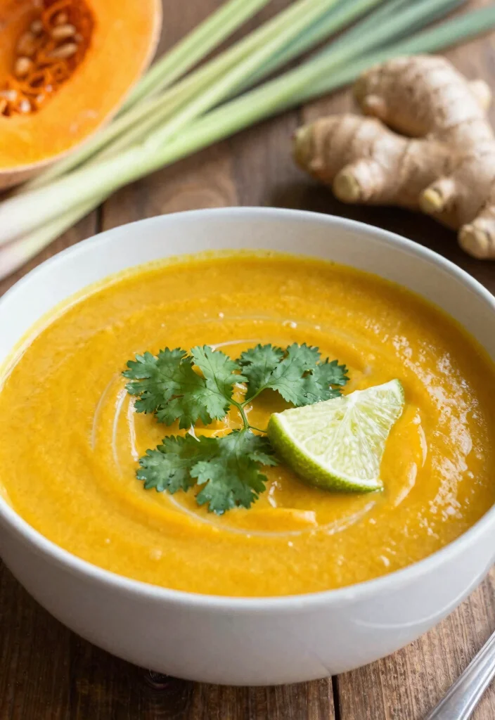 16 Butternut Squash Soup Warm Comfort Classics - 8. Thai Butternut Squash Soup 1