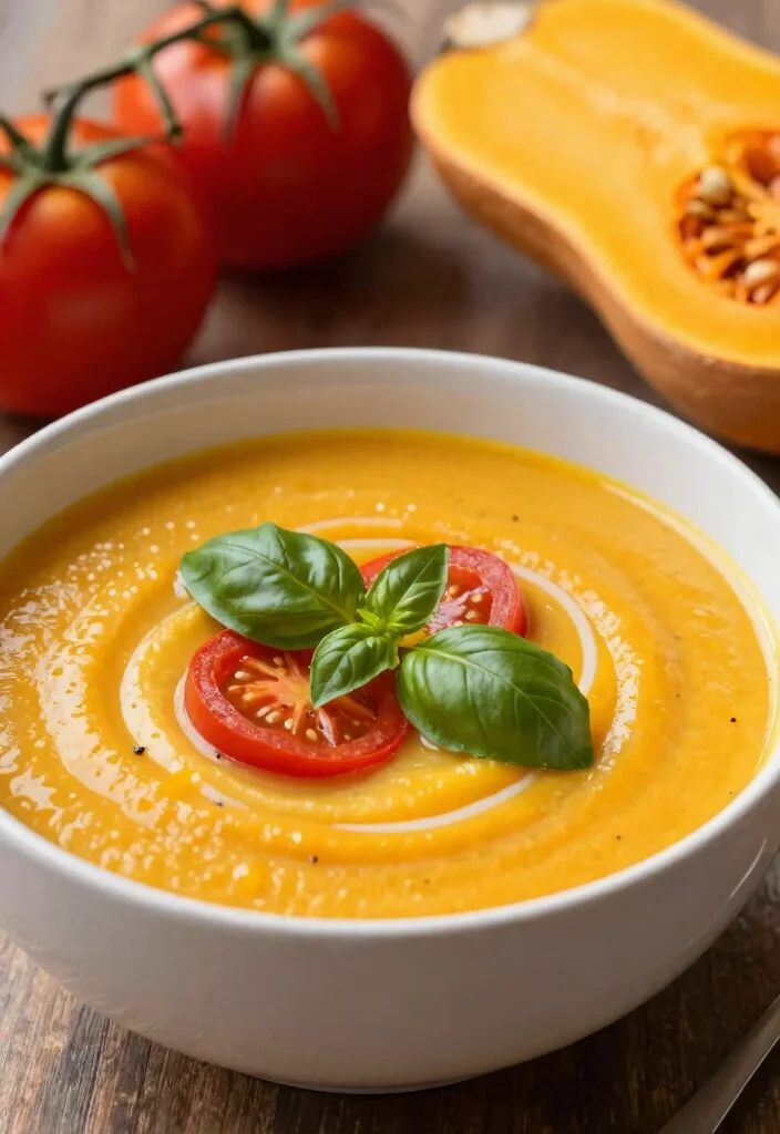 16 Butternut Squash Soup Warm Comfort Classics - 9. Butternut Squash and Tomato Soup 1
