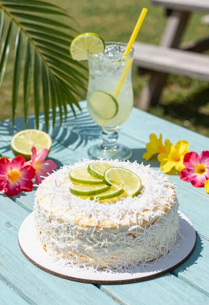 16 Cake Mix and Soda Recipes: Simple Fluffy Bakes - 13. Coconut Lime Soda Cake 1