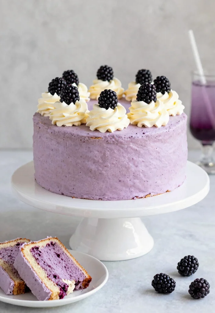 16 Cake Mix and Soda Recipes: Simple Fluffy Bakes - 14. Blackberry Soda Cake 1