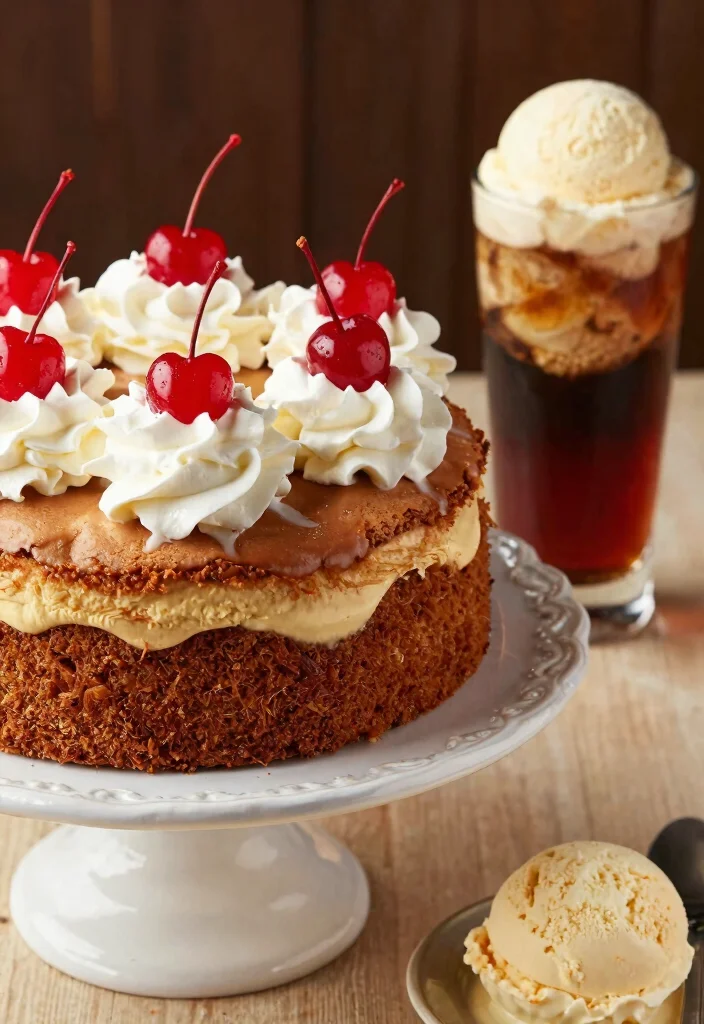 16 Cake Mix and Soda Recipes: Simple Fluffy Bakes - 6. Root Beer Float Cake 1