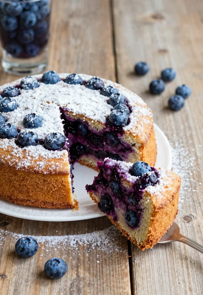 16 Cake Mix and Soda Recipes: Simple Fluffy Bakes - 9. Blueberry Soda Cake 1