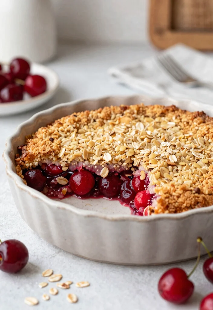 16 Cherry Dump Cake Recipes: Sweet, Easy Comfort - 13. Cherry Oatmeal Dump Cake 1