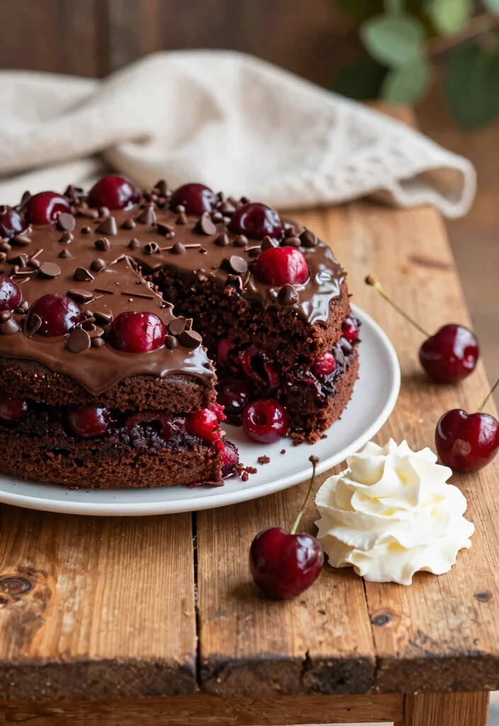 16 Cherry Dump Cake Recipes: Sweet, Easy Comfort - 2. Chocolate Cherry Dump Cake 1