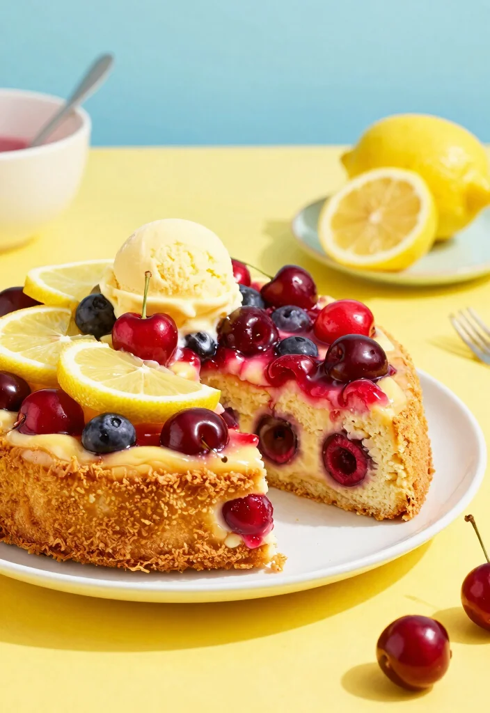 16 Cherry Dump Cake Recipes: Sweet, Easy Comfort - 7. Cherry Lemon Dump Cake 1