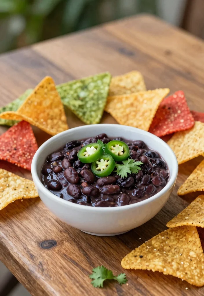 16 Chip Dip Recipes Easy Quick Party Favorites - 2. Spicy Black Bean Dip 1