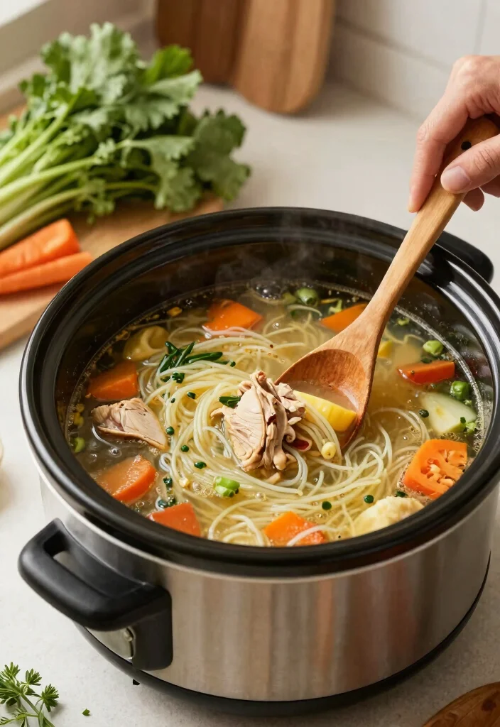 16 Crockpot Chicken Noodle Soup Recipes Cozy Comfort Bowls - 1. Classic Crockpot Chicken Noodle Soup 1