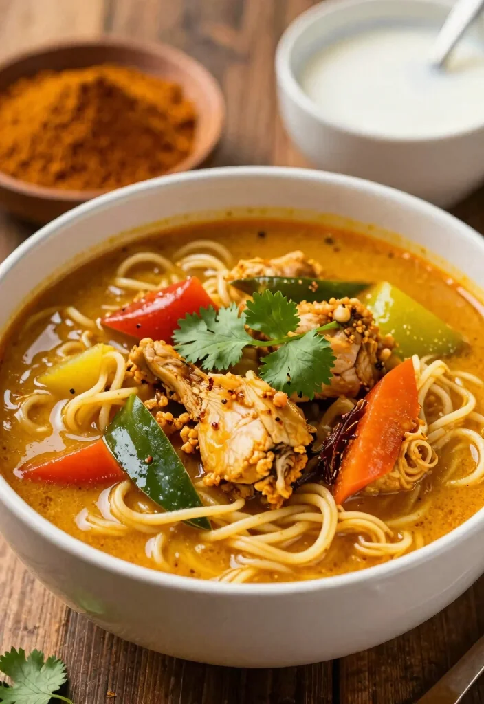 16 Crockpot Chicken Noodle Soup Recipes Cozy Comfort Bowls - 11. Curried Chicken Noodle Soup 1