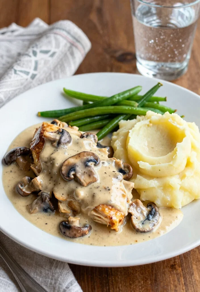 16 Crockpot Chicken Recipes Slow Cooker Easy Classics - 3. Creamy Mushroom Chicken 1