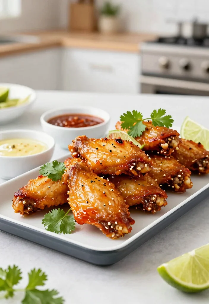 16 Crockpot Chicken Wings Recipes Sticky Crispy Style - 11. Cilantro Lime Chicken Wings 1