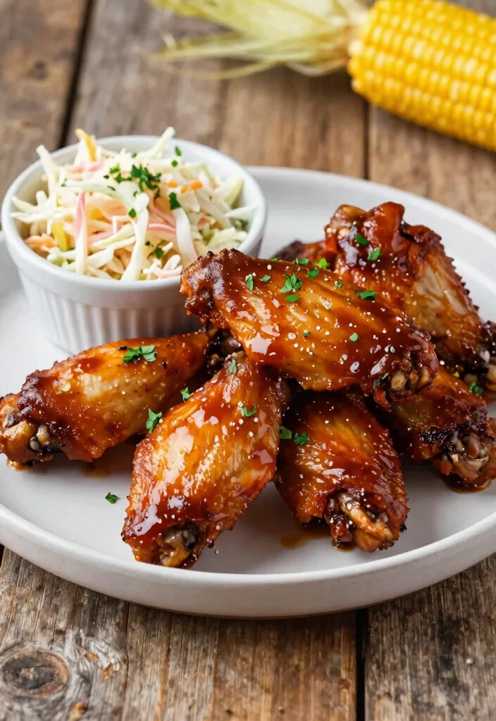 16 Crockpot Chicken Wings Recipes Sticky Crispy Style - 12. BBQ Chicken Wings 1