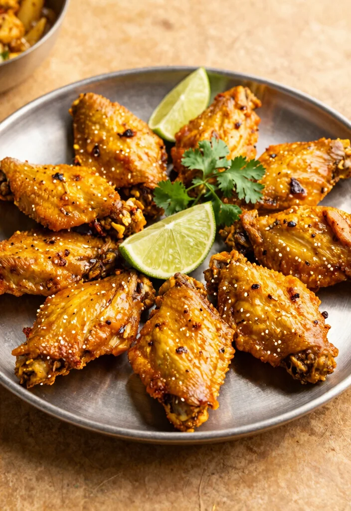 16 Crockpot Chicken Wings Recipes Sticky Crispy Style - 14. Curry Chicken Wings 1