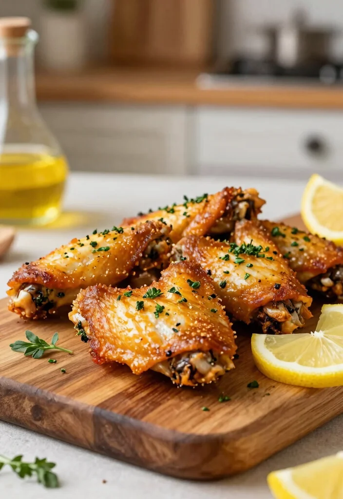 16 Crockpot Chicken Wings Recipes Sticky Crispy Style - 15. Italian Herb Wings 1