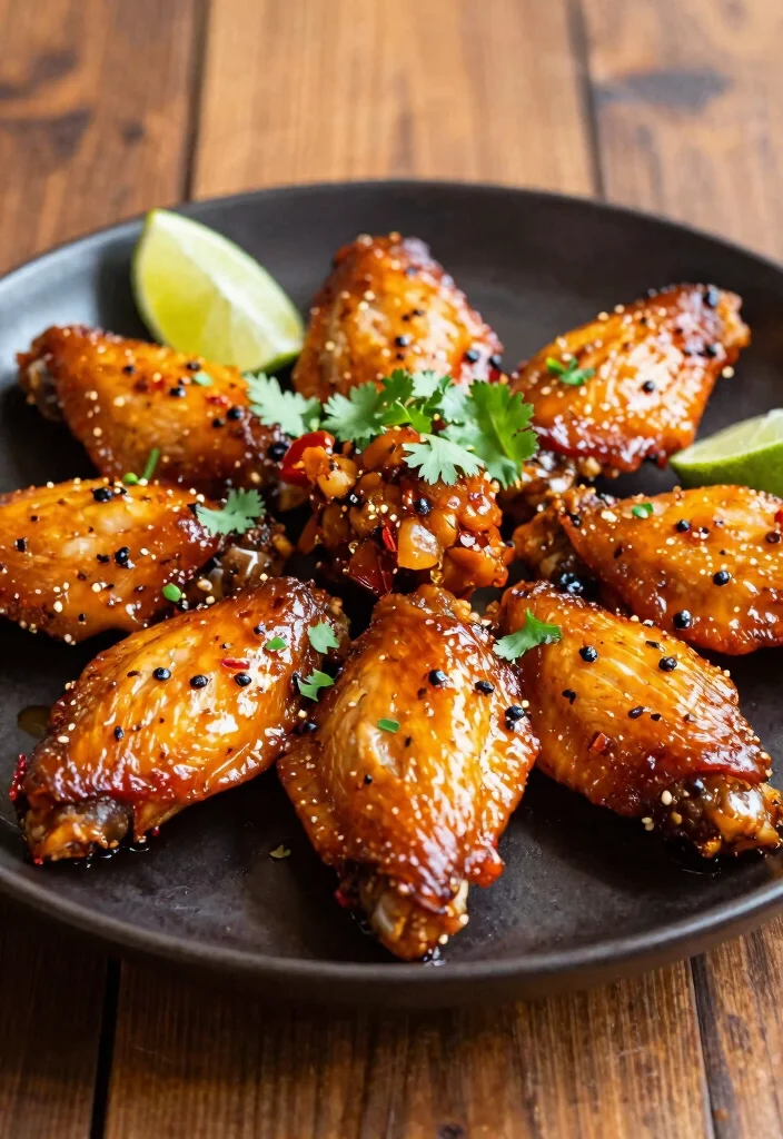 16 Crockpot Chicken Wings Recipes Sticky Crispy Style - 6. Spicy Honey Chipotle Wings 1