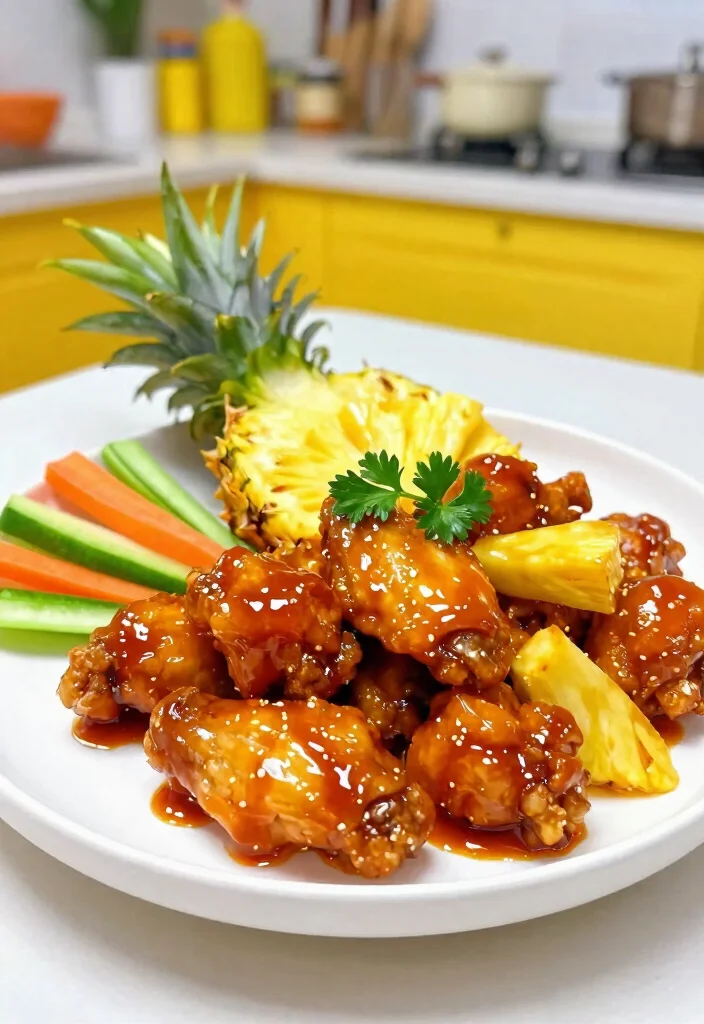 16 Crockpot Chicken Wings Recipes Sticky Crispy Style - 8. Sweet and Sour Wings 1