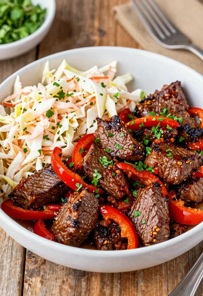 16 Crockpot Pepper Steak Recipes: Savory Takeout Style - 10. BBQ Pepper Steak 1