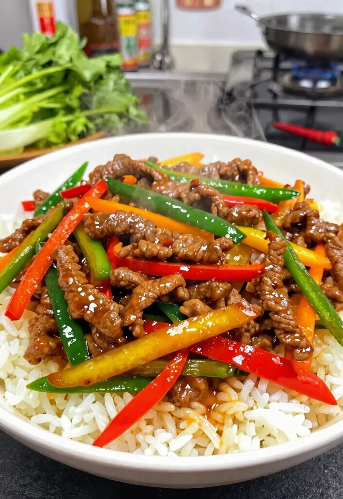 16 Crockpot Pepper Steak Recipes: Savory Takeout Style - 14. Pepper Steak Stir-Fry 1