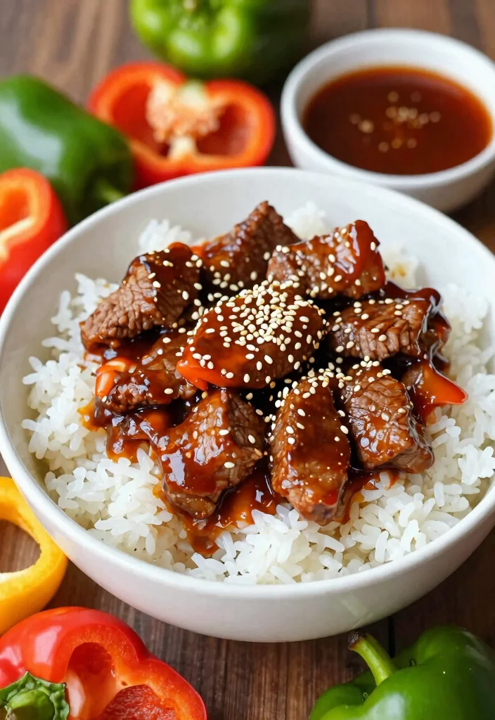 16 Crockpot Pepper Steak Recipes: Savory Takeout Style - 4. Teriyaki Pepper Steak 1
