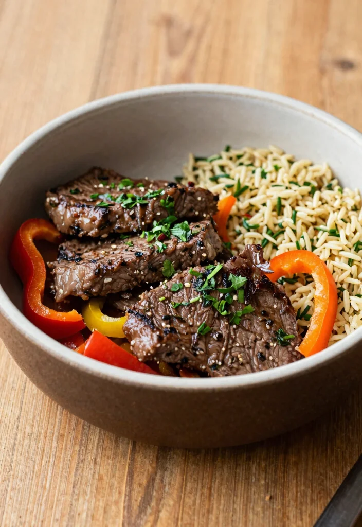 16 Crockpot Pepper Steak Recipes: Savory Takeout Style - 5. Herb-Infused Pepper Steak 1