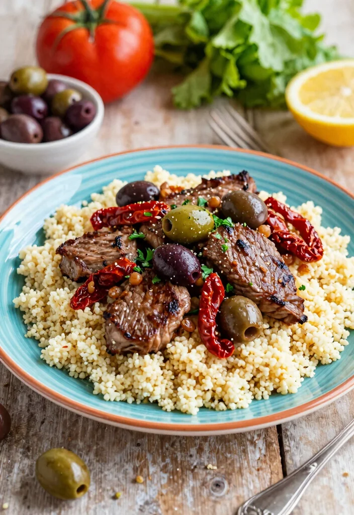 16 Crockpot Pepper Steak Recipes: Savory Takeout Style - 6. Mediterranean Pepper Steak 1