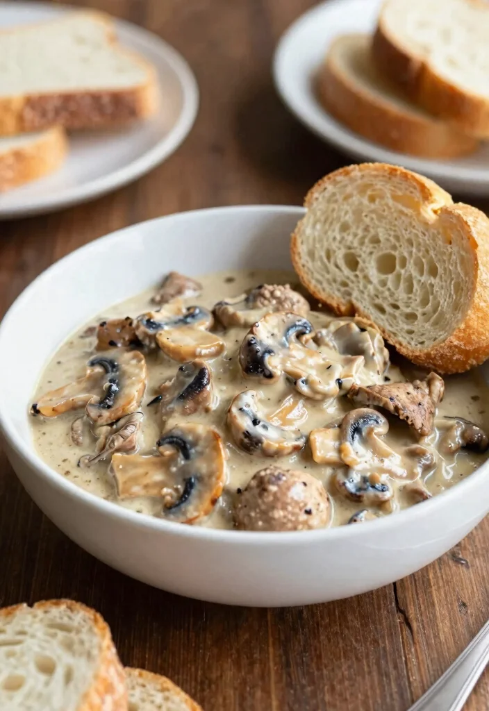 16 Crockpot Recipes Pork Chops: Tender Weeknight Meals - 5. Creamy Mushroom Pork Chops 1