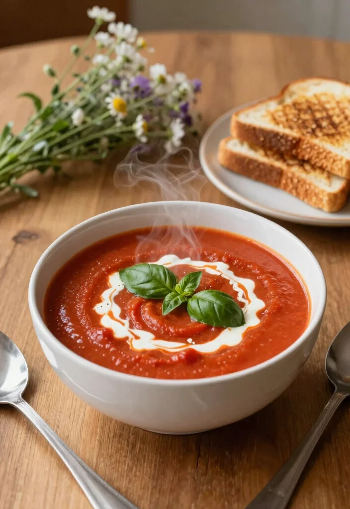16 Crockpot Recipes for Potluck Crowd Ready Favorites - 4. Creamy Tomato Basil Soup 1