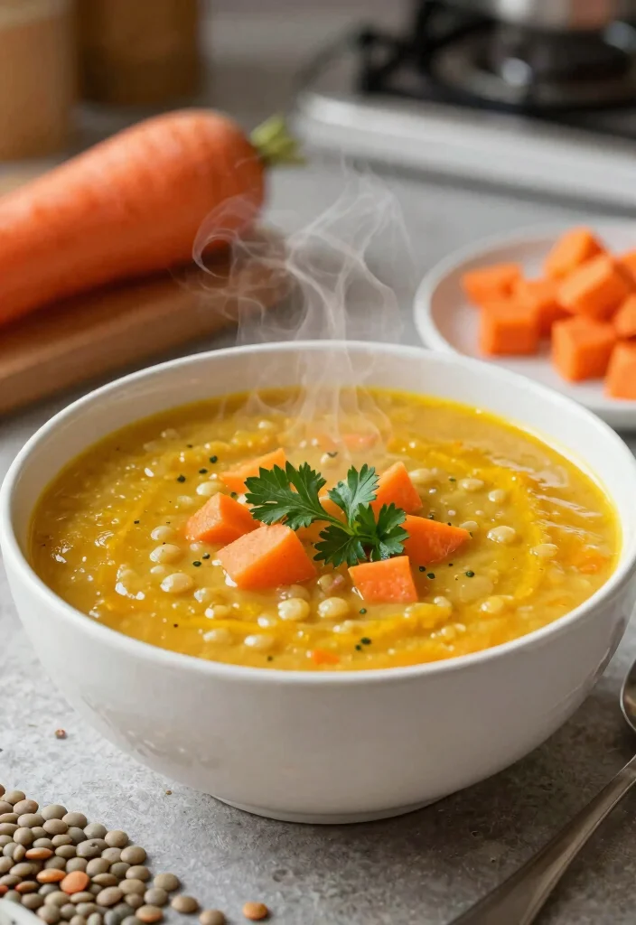 16 Easy, Healthy, and Flavorful Carrot Recipes Side Dishes for Kids - 11. Carrot and Lentil Soup 1