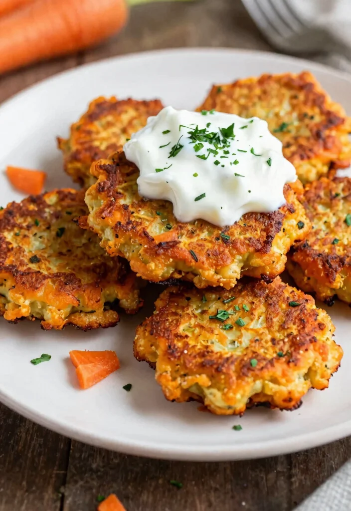 16 Easy, Healthy, and Flavorful Carrot Recipes Side Dishes for Kids - 5. Carrot Fritters 1