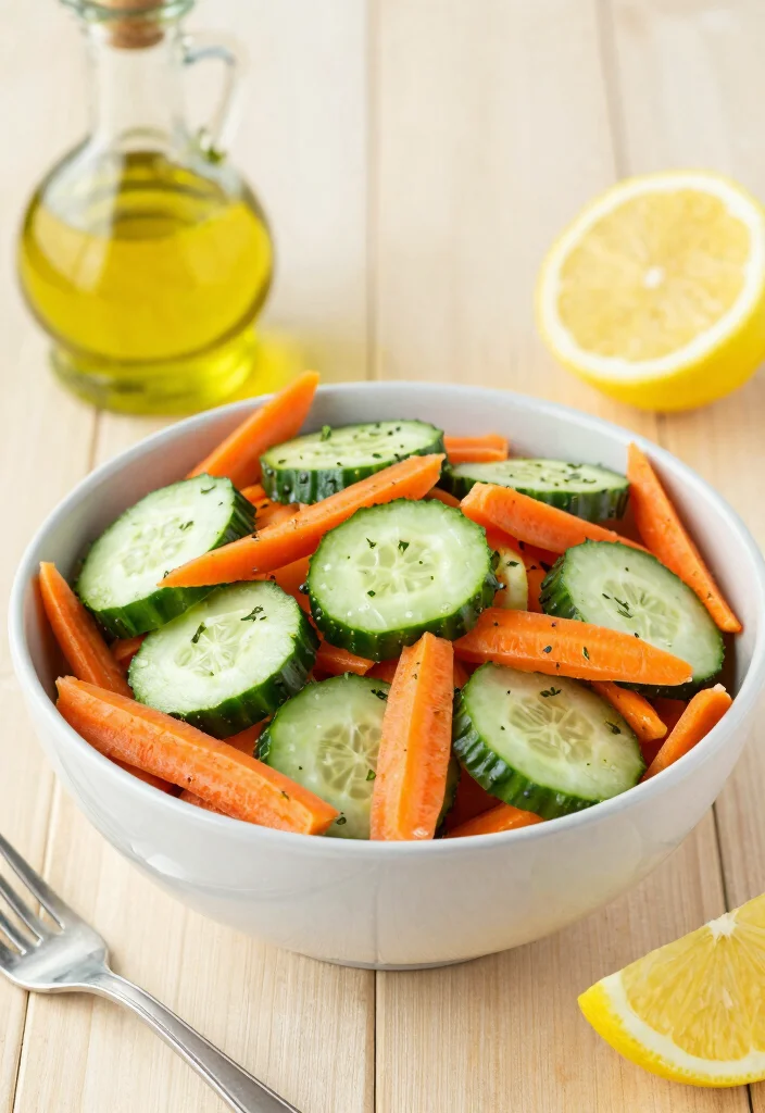 16 Easy, Healthy, and Flavorful Carrot Recipes Side Dishes for Kids - 9. Carrot and Cucumber Salad 1