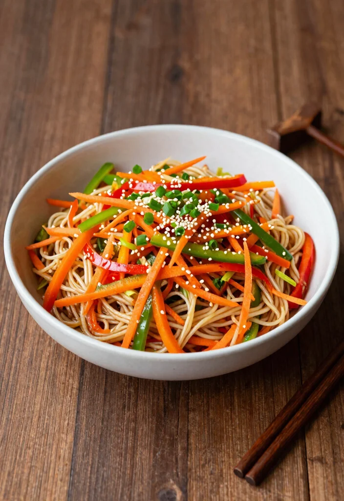 16 Food Recipes for Lunch: Quick Everyday Ideas - 11. Asian Noodle Salad 1