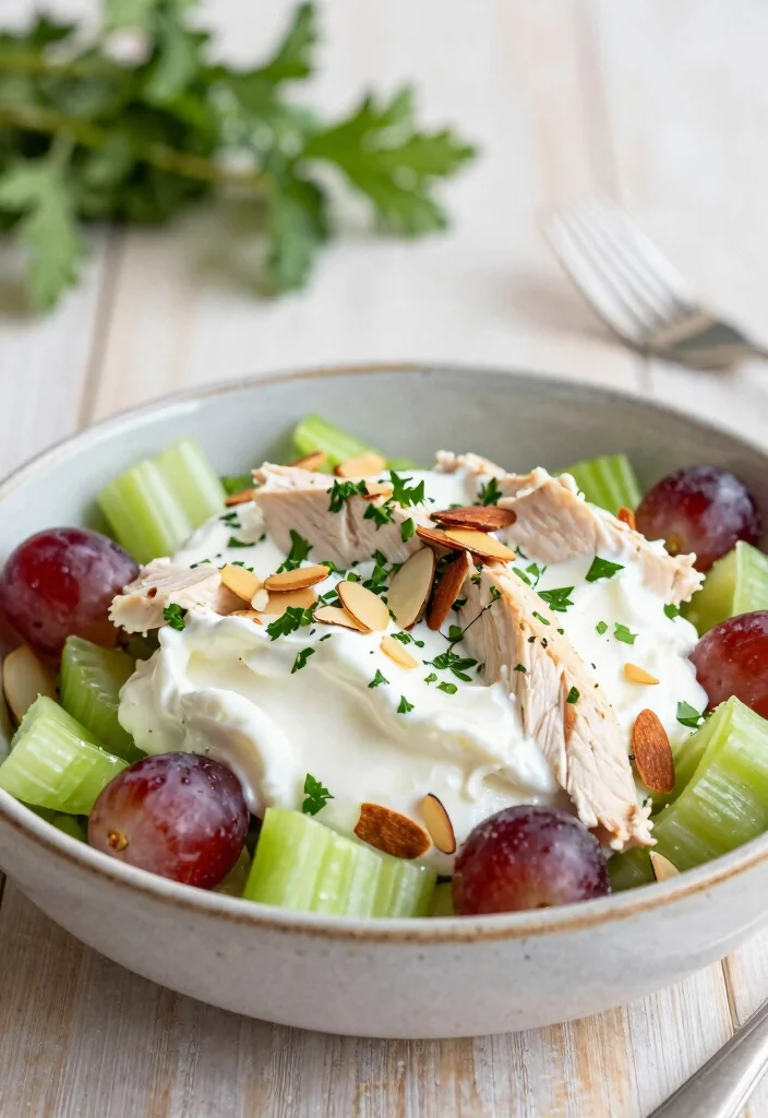 16 Food Recipes for Lunch: Quick Everyday Ideas - 8. Greek Yogurt Chicken Salad 1