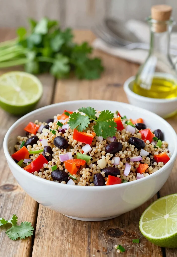 16 Gluten Free Dairy Free Recipes for Busy Families - 1. Quinoa & Black Bean Salad 1