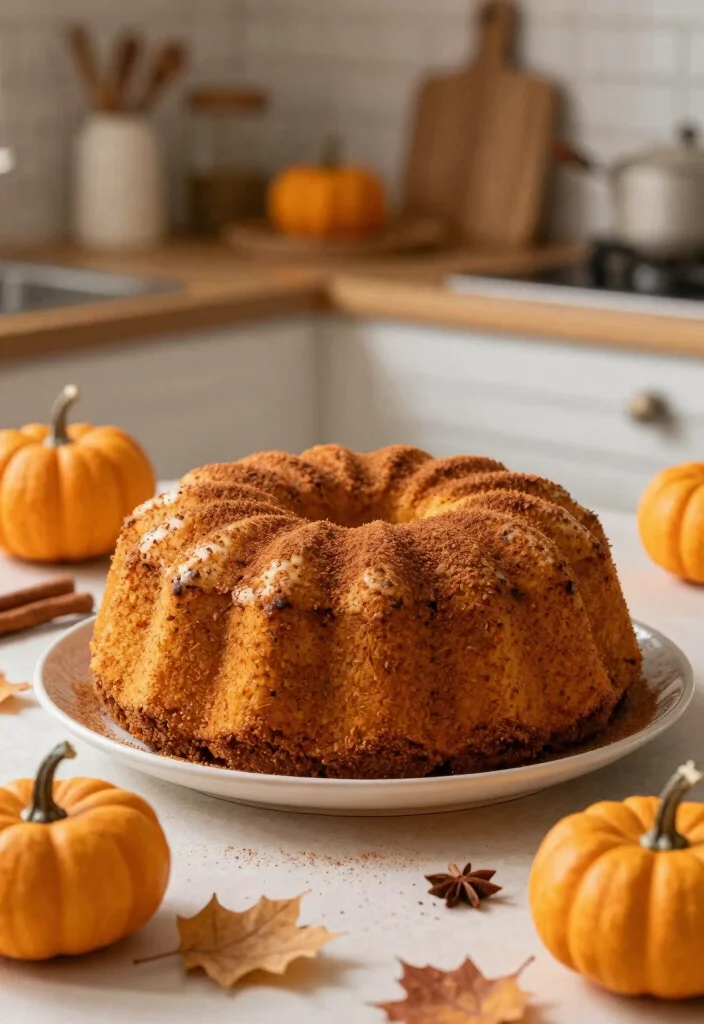 17 Angel Food Cake Recipes Light Fluffy Classics - 7. Pumpkin Spice Angel Food Cake 1