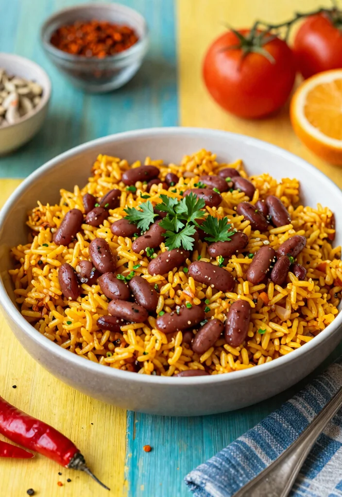 17 Beans and Rice Recipes: Hearty Budget-Friendly Dishes - 13. Spanish Rice and Beans 1