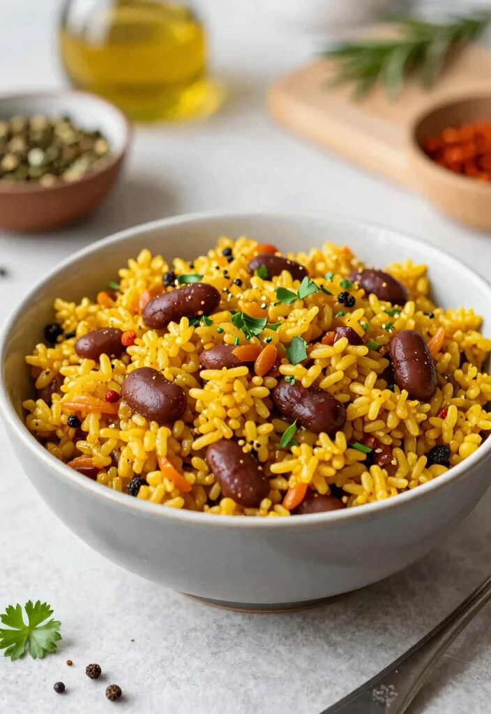 17 Beans and Rice Recipes: Hearty Budget-Friendly Dishes - 15. Curried Rice and Beans 1