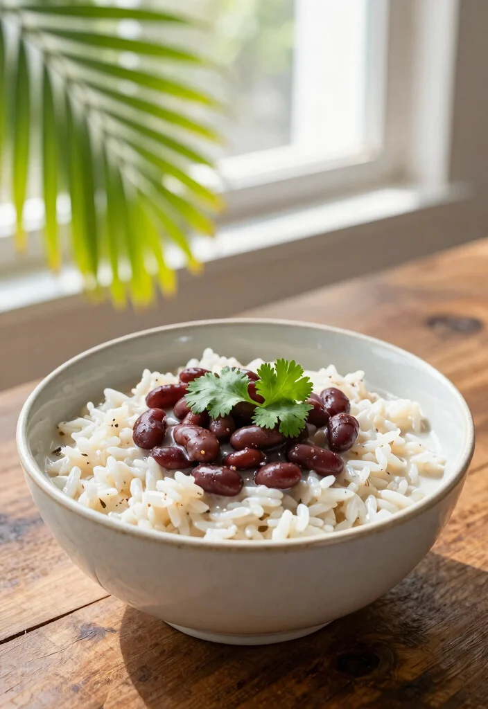 17 Beans and Rice Recipes: Hearty Budget-Friendly Dishes - 5. Coconut Rice and Beans 1