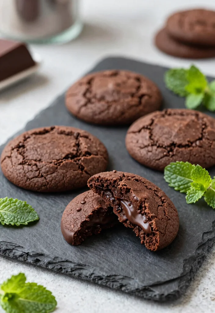 17 Cake Mix Cookie Recipes: Soft, Chewy, and Fast! 7 17 Cake Mix Cookie Recipes: Soft, Chewy, and Fast! - 6. Double Chocolate Mint Cookies 1