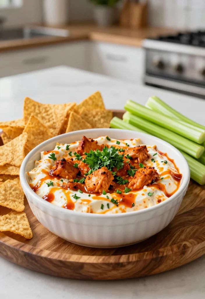 17 Cheese Dip Recipes Velveeta Creamy Crowd Pleasers - 2. Spicy Buffalo Chicken Velveeta Dip 1