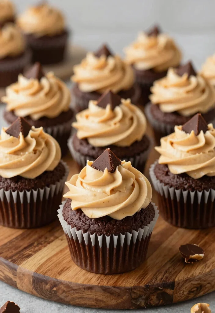 17 Chocolate Cake Mix Recipes Rich Crowd Pleasers - 4. Chocolate Peanut Butter Cupcakes 1