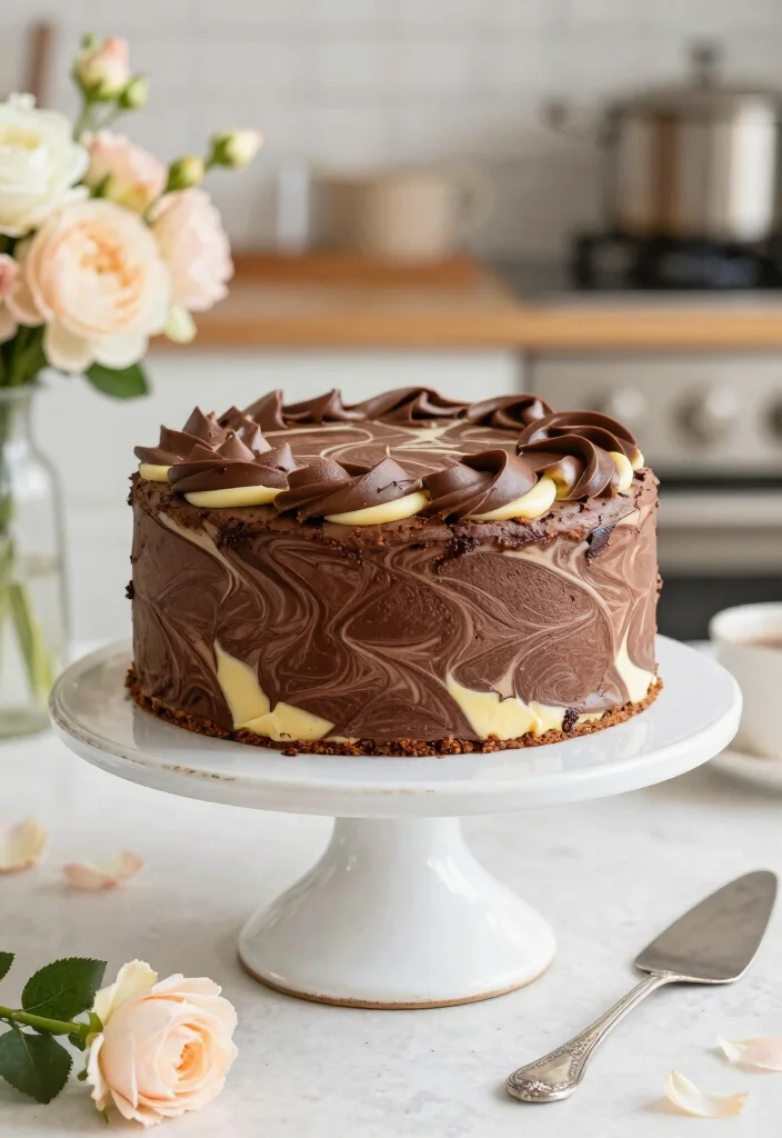 17 Chocolate Cake Mix Recipes Rich Crowd Pleasers - 5. Marble Chocolate Cake 1