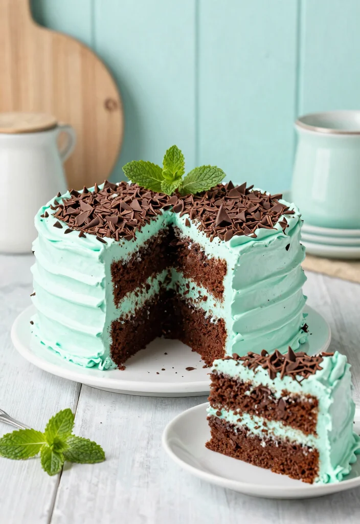 17 Chocolate Cake Mix Recipes Rich Crowd Pleasers - 6. Chocolate Mint Layer Cake 1