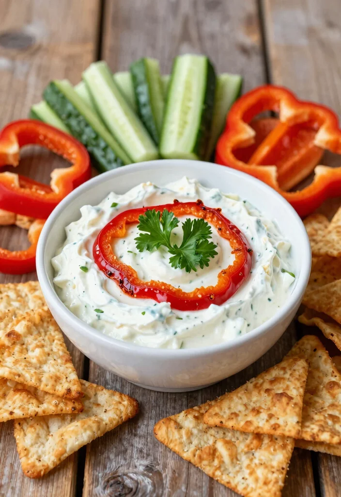 17 Cream Cheese Dip Recipes Rich Smooth and Delicious - 10. Roasted Red Pepper Cream Cheese Dip 1